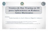 Técnica de RayTracingen 2D para Aplicaciones en Radares ... · Introducción OTH Radar Sobre Horizonte IX Jornadas de Ciencia y Tecnología de Facultades de Ingeniería del NOA -2016.