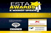 ESTA · 2020. 9. 21. · Picking a winner Programme The ESTA Awards are overseen by 12 independent jurors who judge several categories in line with their expertise. In addition, there