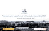 Guía para la cumplimentación de la parte IV del IEE Condiciones … · 2020. 8. 5. · Guía para la cumplimentación de la parte IV del IEE. Condiciones básicas de protección