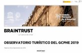 OBSERVATORIO TURÍSTICO DEL GCPHE 2019...02. Contexto de mercado TURISMO MUNDIAL El turismo mundial continúa creciendo a ritmos superiores a los de la economía. En 2018, el PIB turístico