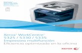 Xerox WorkCentre Impresora multifunción Eficiencia ...€¦ · escaneado o impresión desde USB le permite imprimir y escanear con un dispositivo de memoria USB para un suministro