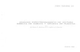 Análisis Espectroquímico de Lectura Directa de Suelos y ... · ANÁLISIS ESPECTROQUIMICO DE LECTURA DIRECTA DE SUELOS Y CENIZAS DE PLANTAS Por ROCA, M. H, ALVAREZ , F. H, FERNANDE