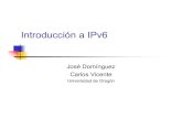 Introducción a IPv6 · Categorías de cambios de IPv4 a IPv6 Mayor capacidad para direcciones Simplificación del formato de cabecera Mejor soporte para opciones y extensiones (más