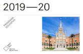 2019—20 - Sant Pau Recinte Modernista · Pabellón de Sant Salvador, espacio expositivo que concentra la historia del Hospital, desde el siglo XV, y donde se rinde homenaje a Lluís