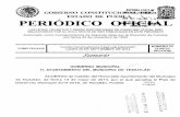 ' OCT I PERIODICO OFIfitALteziutlan.puebla.gob.mx/Archivos/ContenidoNavegacion-1408.pdf · propuestas, recomendaciones y aportaciones de la esencia del Municipio. Es decir, de su