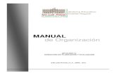 MANUAL de Organizaciónseer.slp.gob.mx/TRANSPARENCIA/M_Org_DPE11.pdf · manual de organización aplicado a: direcciÓn de planeaciÓn y evaluaciÓn san luis potosi, s.l.p., abril