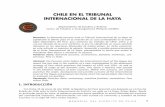 CHILE EN EL TRIBUNAL INTERNACIONAL DE LA HAYA · 2020. 9. 20. · de la Corte internacional de la haya, planteándose la teoría que animó al presidente alan García a mantener su