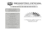 SUPLEMENTO - AMT Quito ORGANICO GENE… · la existencia de normas jurídicas previas, claras, públicas y aplicadas por las autoridades competentes, que faciliten el cumplimiento