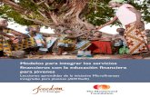Modelos para integrar los servicios - Mango Tree€¦ · Lecciones aprendidas de la iniciativa Microfinanzas integradas para jóvenes (AIM Youth) Freedom From HuNger – INForme TÉCNICo