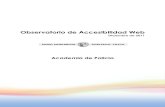 Observatorio de Accesibilidad Web · Obser vatorio de Accesibilidad Web Gobierno Vasco Academia de Policia ii Resumen Ejecutivo ..... 1