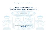 Desescalada COVID-19: Fase 3 - INISEG · 2020. 8. 28. · DESESCALADA COVID-19: FASE 3. S. UMARIO – IV – \247 8. Orden SND/458/2020, de 30 de mayo, para la flexibilizaci\363n
