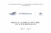 REGLAMENTO DE WATERPOLO - Caddacadda.org.ar/w/images/reg/Reglamento_WP_ 2013-2017.pdfprofundidad y temperatura del agua e intensidad de la luz, serÆn las establecidas en las reglas
