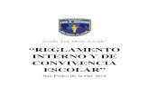 “REGLAMENTO - Escuela Luis Alberto Acevedo · 2 INTRODUCCIÓN El presente Reglamento de Convivencia Escolar de la Escuela “Luis Alberto Acevedo” forma parte del Reglamento Interno