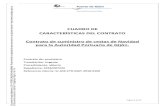 CUADRO DE CARACTERÍSTICAS DEL CONTRATO Contrato de ... · Exp ediente SJ -ASE -CTR -MAY -2018 -0100 Contrato de suministro de cestas de Navidad para la Autoridad Portuaria de Gijón.