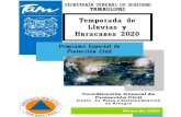 Programa Especial de Protección Civil · 2020. 6. 26. · Programa Especial de Protección Civil Temporada de Lluvias y Huracanes 2020 COORDINACIÓN GENERAL DE PROTECCIÓN CIVIL