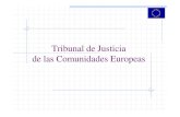 Tribunal de Justicia de las Comunidades Europeasieie.itam.mx/docs06/Dirk Zavala/Tribunal de Justicia de las Comunid… · Instituciones de la Unión Europea (a partir del 1 de noviembre