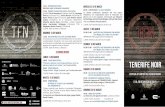  · I SEMANA MIÉRCOLES 2 DE 12.00 APERTURA DE TENERIFE NOIR FESTIVAL ATLÁNTICO DEL GÉNERO NEGRO 2016 Presentación oficial a los medios de comunicación.