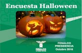 Encuesta día del padre - Fenalco Bolívar€¦ · Con motivo del Halloween que se celebra oficialmente el 31 de octubre, FENALCO realiza anualmente una encuesta virtual en las principales