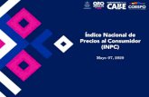 Índice Nacional de Precios al Consumidor (INPC) · Variación mensual del INPC de la República Mexicana en el mes de abril (respecto del mes inmediato anterior), 2020 • La inflación