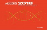 ASEBIO INFORME2018 · 2019. 6. 28. · 3 situaciÓn y tendencias del sector de la biotecnologÍa en espaa - informe asebio Índice de contenidos 4 presentaciÓn 6 introducciÓn 8