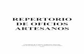 Repertorio de oficios Castellano - cime.es · 2018. 8. 1. · DE OFICIOS ARTESANOS Conselleria de Comerç, Indústria i Energia. Camí de Son Rapinya, nº12 - Urbanització Son Moix
