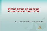 Lic. Julián Vázquez Talavera...•Promueve una pérdida de 1.5 a 2.5 kg/semana •La duración varía de 6 a 16 semanas •Se estima que la pérdida de peso puede variar de 12 a