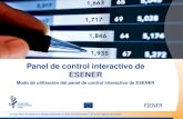 Panel de control interactivo de ESENER · Panel de control interactivo de ESENER ... * Opción disponible para el mapa de Europa y el gráfico de barras de la UE. 14 7 - Descargar