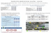 Consorcio de Transportes de Asturias · 2016. 8. 10. · Nuevo servicio Centrobús Gijon - HI-JCA - con parada en (2): GIJÓN - NUEVO HUCA - PARADAS (Salidas de Gijón) Estación