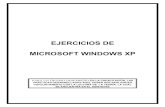 ejercicios windows xp · TEMA 4: Interfaz de Windows XP Ejercicios para la práctica de: Partes de la ventana 1. Abra la ventana de la Papelera de reciclaje , realizando doble clic