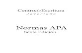 Normas APA - fundacionkoinonia.com.ve APA 6ta..pdf · de la sexta edición de las normas APA (2010), por lo que se debe entender que el contenido expuesto en el presente documento