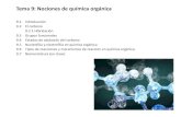 Tema 9: Nociones de química orgánica - UGRugr.es/~mota/Tema9-Nociones_de_quimica_organica.pdfTema 9: Nociones de química orgánica 9.1 Introducción 9.2 El carbono 9.2.1 Hibridación