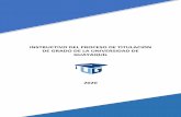 INSTRUCTIVO DEL PROCESO DE TITULACIÓN DE GRADO DE …...Comisión Interventora y de Fortalecimiento Institucional para la Universidad de Guayaquil-CIFI-UG, en funciones del Honorable