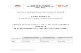 Informe seguiment GOI 2012-2013 · Informe de seguiment del curs acadèmic 2012-2013 1 EV08-PC07-20140129 INFORME DE SEGUIMENT DE TITULACIÓ ESCOLA UNIVERSITÀRIA SALESIANA DE SARRIÀ