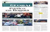 COLOMBIA carro completo Pánico en Bogotá€¦ · SUMAN ESFUERZOS POR EL PLANETA AFP, AP, EFE Y REUTERS global@gimm.com.mx BOGOTÁ.— Al menos tres personas murieron y 11 resul-taron