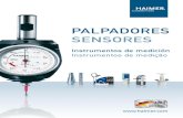 PALPADORES SENSORES · SENSORES Instrumentos de medición Instrumentos de medição. 2 113 mm 65 mm 50 mm 10 0 20 30 40 50 60 70 80 9010 20 70 60 30 40 90 80 0.01 mm Germany Made
