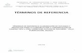TÉRMINOS DE REFERENCIA - Jalisco · informe de los estudios..... 58 7.12. actualizaciÓn de proyecto geomÉtrico..... 60 . secretaria de infraestructura y obra publica direcciÓn