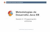 Sesión 2:Programación eXtrema · Metodologías de Desarrollo Java EE ©2009-2010 Depto. Ciencia de la Computación e IA Programación eXtrema-7 Especialista Universitario Java Enterprise