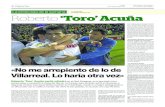 Por Jorge Oto joto@aragon.elperiodico.com Roberto ‘Toro’ Acuña · 2019. 3. 25. · La entrevista de la semana Por abobed@aragon.elperiodico.com «Zaragoza es mi segunda casa,