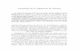 Formulario de la Diputación de Navarra · DE PUBLICADO EL PRIMER CARTEL.— Libro septimo de Diputacion, folio 2S2 año de 1711 se hace postura a los archivos. Folio 368 ins.a se