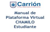 Manual de Plataforma Virtual CHAMILO Estudianteintranet.acarrion.edu.pe/documentos/Manual-Alumno-Chamilo.pdf · Esta es una de las herramientas más importantes del gestor de contenidos,
