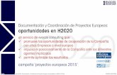 Documentación de Proyectos Europeos: Oportunidades en ...evocas.com/media/1230/pres_h2020.pdf · iw4u Documentación y Coordinación de Proyectos Europeos: oportunidades en H2020