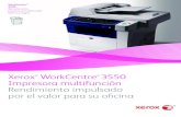WorkCentre 3550 Impresora multifunción por el valor para su oficinaxerox-mexicana.com/pdf/3550.pdf · 2019. 12. 12. · Impresora multifunción WorkCentre® 3550 Aumente la barra
