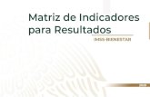 Matriz de Indicadores para Resultados - IMSS€¦ · Matriz de Indicadores para Resultados (MIR) para el ejercicio fiscal 2020 . En 2007 inició en México la implementación de la