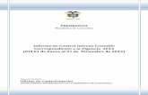 Informe de Control Interno Contable Correspondiente a la ...wp.presidencia.gov.co/.../Informe-Control-Interno-Contable-2012-OCI.… · Oficina de Control Interno INFORME DE CONTROL