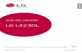 GUÍA DEL USUARIO - My LG Phones€¦ · con el dispositivo, comuníquese con un Centro de Atención de LG. Para aplicaciones instaladas por el usuario, comuníquese con el proveedor