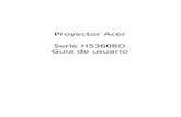 Proyector Acer Serie H5360BD Guía de usuariog-ecx.images-amazon.com/images/G/30/CE/Electronica/Manuals/B00… · Manual de usuario del proyector Acer Serie H5360BD Publicación original: