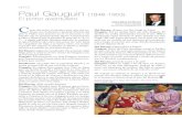 ARTE Paul Gauguin - galenusrevista.com · Paul Gauguin (1848-1903): El pintor aventurero Jesús María del Rincón Artista, Pintor y retratista C delrinconportraits@gmail.com ierto