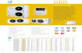 DBD - Zanotti Appliance · 2018. 11. 29. · DBD 0º media R134A R513A Modelo P.V.P. 0ºC HP Voltaje Consumo (Kw) Carga Gas (Kg) Caudal (m3/h) Potencia. Desc. (KW) Tuberia Liq - Asp