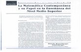 Revista Educación Matemática · La teoría de subconjuntos borrosos empezó en 1965 con un trabajo de Za- deh y se trata básicamente de un análi- sis lógico-funcional de la vaguedad
