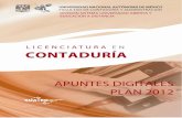 CONTABILIDAD IV - UNAMfcaenlinea.unam.mx/apuntes/interiores/docs/2016/contaduria/4/LC_145… · 2 CONTABILIDAD IV Plan 2012 Clave: Créditos: 12 Licenciatura: CONTADURÍA Semestre: